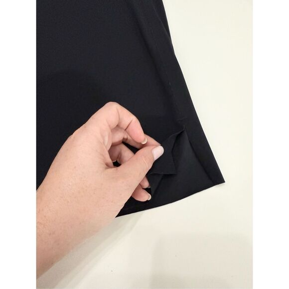 Athleta Womens Black High-Rise Cosmic Crop Wide Leg Pants Size Medium - Picture 2 of 4